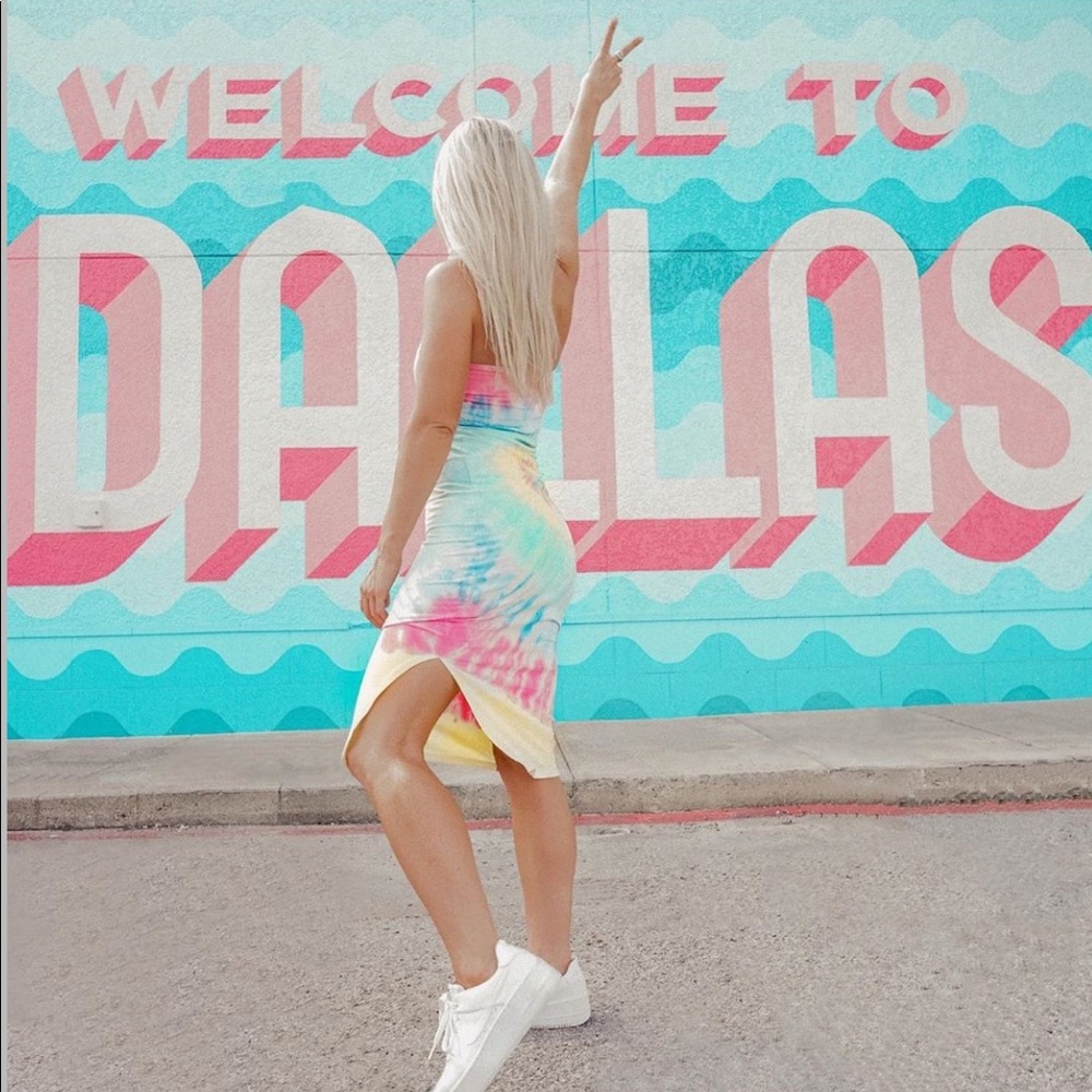 Chaser Brand Tie Dye Dress